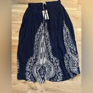 Gypsy Blu Midi Festival Skirt M NWT